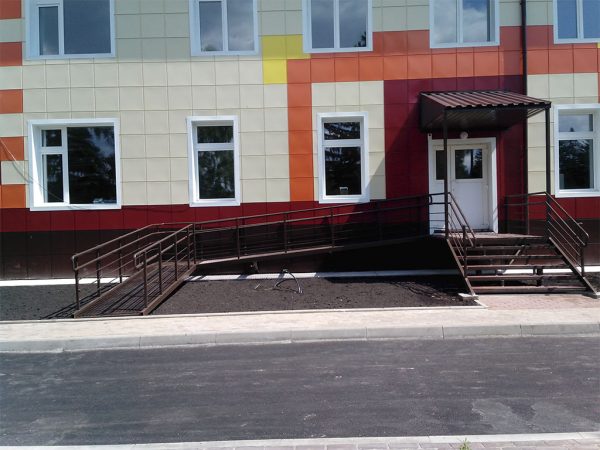Монтаж пандуса