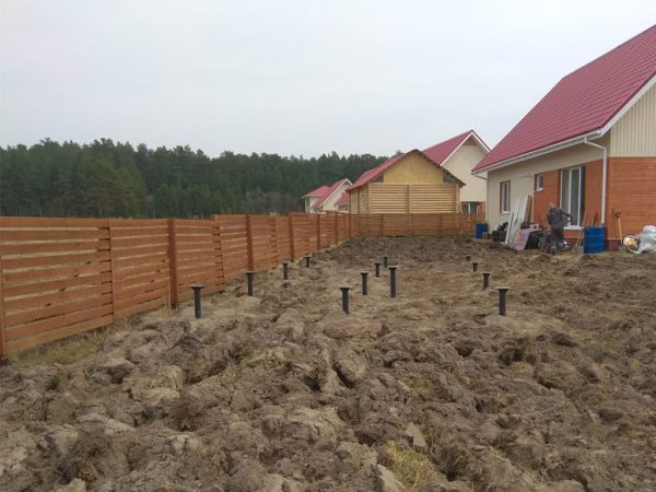 Фундамент из винтовых свай