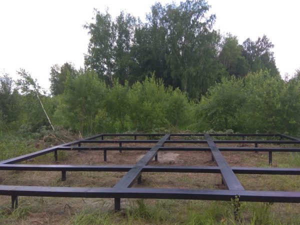 Фундамент на винтовых сваях